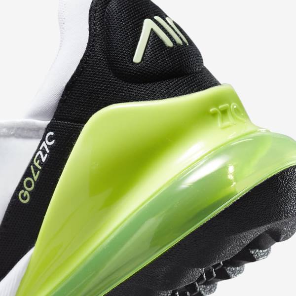 Nike Air Max 270 G Naisten Golfkengät Valkoinen Mustat | NK405IMG