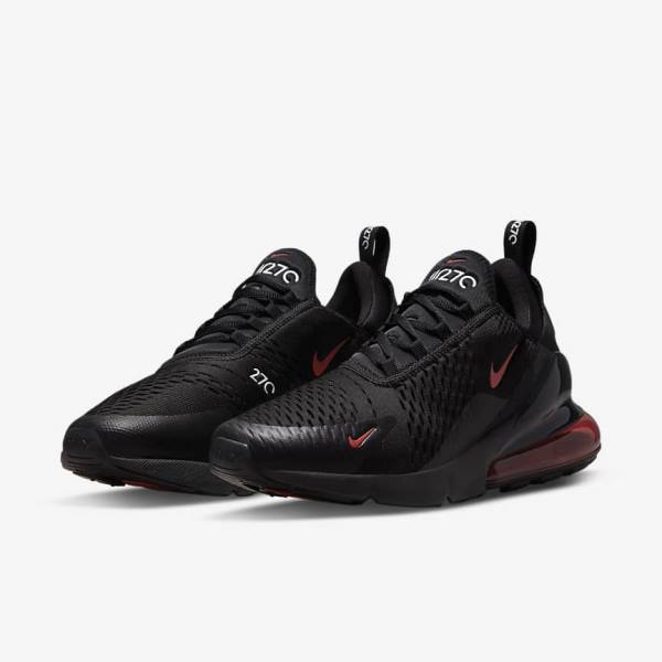 Nike Air Max 270 Miesten Tennarit Mustat Valkoinen Punainen | NK478SQP