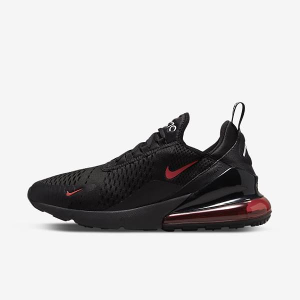 Nike Air Max 270 Miesten Tennarit Mustat Valkoinen Punainen | NK478SQP