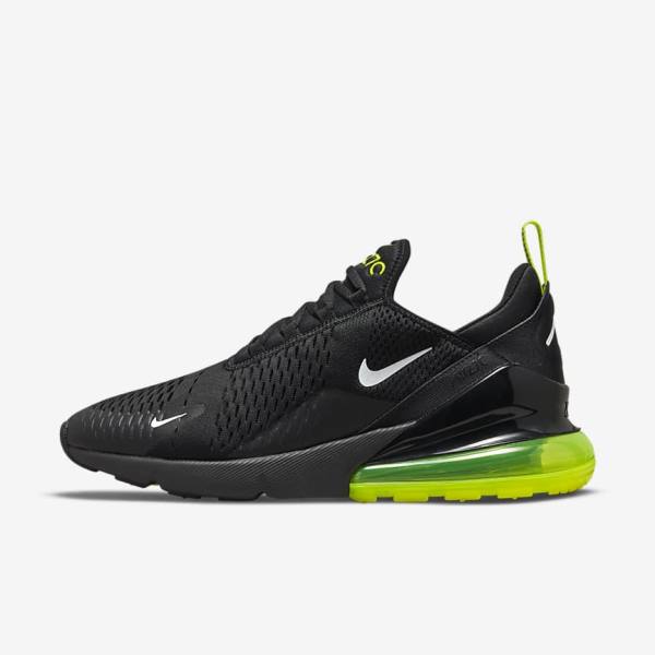 Nike Air Max 270 Miesten Tennarit Mustat Hopea Valkoinen | NK698CMK