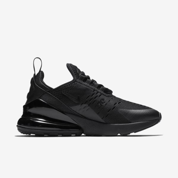 Nike Air Max 270 Older Lasten Tennarit Mustat | NK653CML