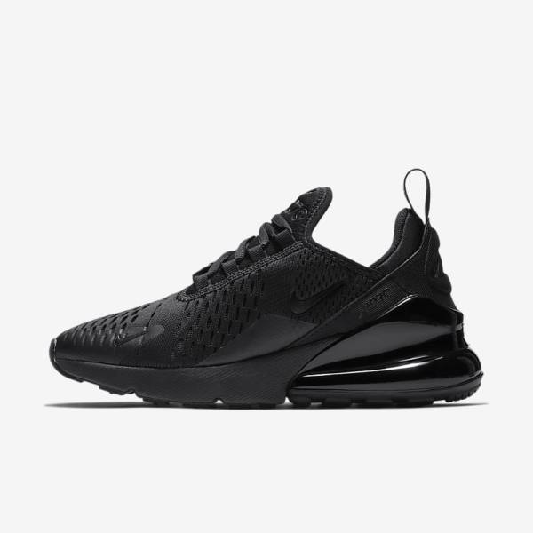 Nike Air Max 270 Older Lasten Tennarit Mustat | NK653CML