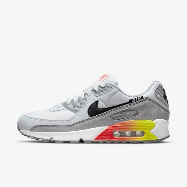 Nike Air Max 90 Air Max Month Miesten Tennarit Harmaat Vaaleanpunainen Mustat | NK498EQJ