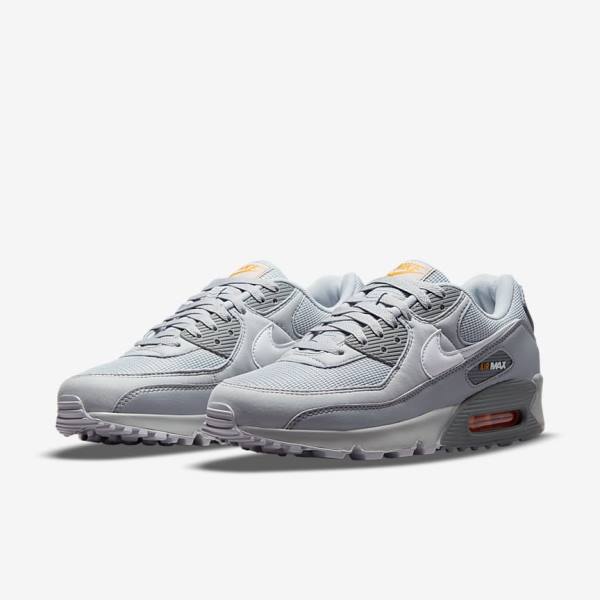 Nike Air Max 90 Miesten Tennarit Harmaat Valkoinen | NK248XYL