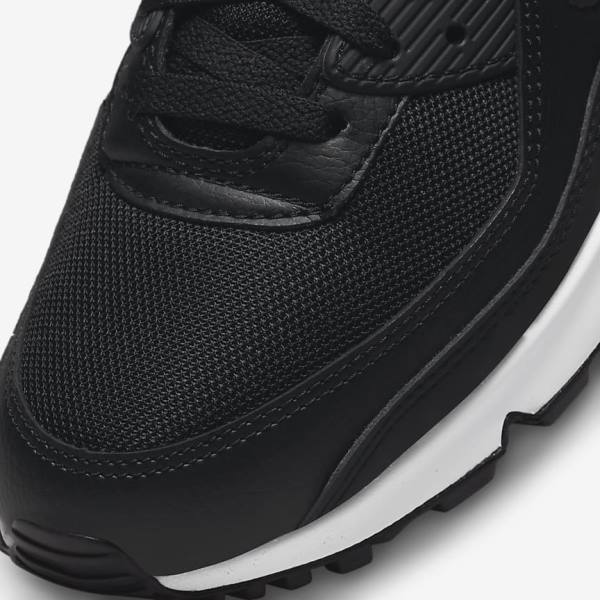 Nike Air Max 90 Miesten Tennarit Mustat Valkoinen Punainen | NK673BSM