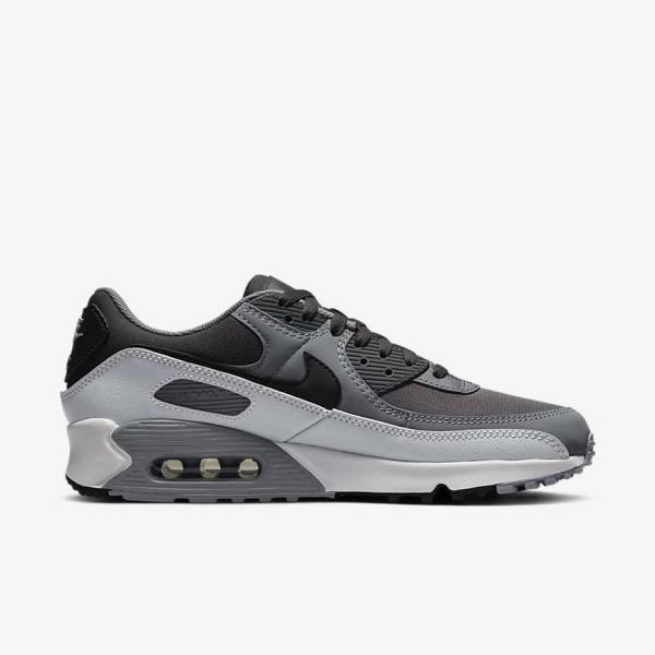 Nike Air Max 90 Miesten Tennarit Tummanharmaat Mustat | NK267EOF