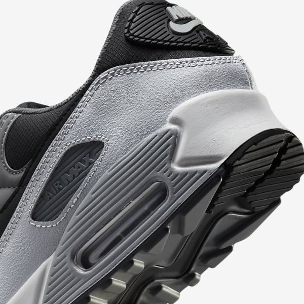 Nike Air Max 90 Miesten Tennarit Tummanharmaat Mustat | NK267EOF