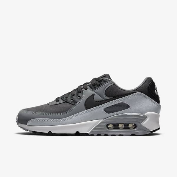 Nike Air Max 90 Miesten Tennarit Tummanharmaat Mustat | NK267EOF