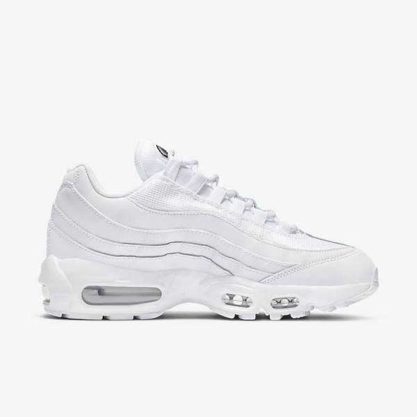 Nike Air Max 95 Essential Naisten Tennarit Valkoinen Mustat | NK265VBD