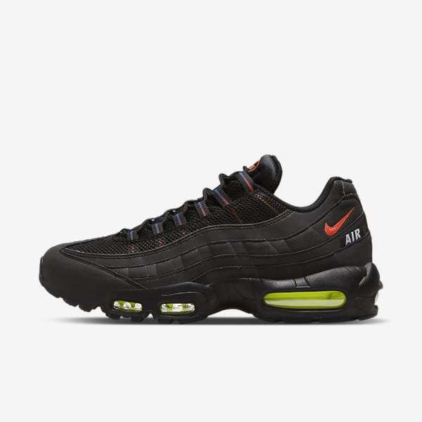 Nike Air Max 95 Miesten Tennarit Mustat Sininen Vaaleanpunainen | NK157LYB