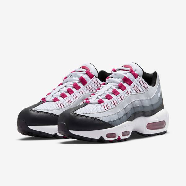 Nike Air Max 95 Naisten Tennarit Tummanharmaat Harmaat Valkoinen | NK516XIW