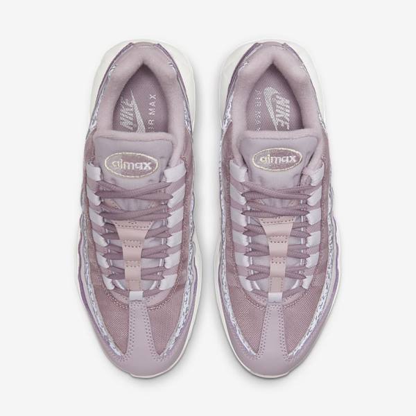 Nike Air Max 95 Naisten Tennarit Violetit Valkoinen Metal Hopea | NK278YLM