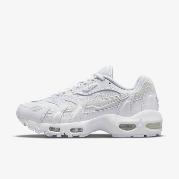 Nike Air Max 96 2 Naisten Tennarit Valkoinen Platina Metal Hopea Valkoinen | NK837AKQ