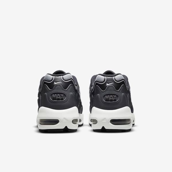 Nike Air Max 96 II Miesten Tennarit Harmaat Tummanharmaat Valkoinen Mustat | NK672BUX