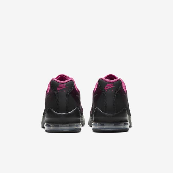 Nike Air Max Invigor Older Lasten Tennarit Mustat Harmaat | NK124ANS