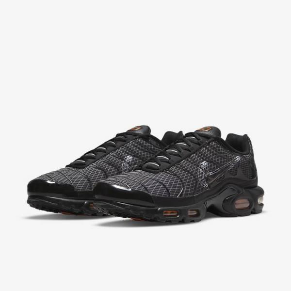 Nike Air Max Plus Miesten Tennarit Mustat Oranssi Harmaat Valkoinen | NK627WSY