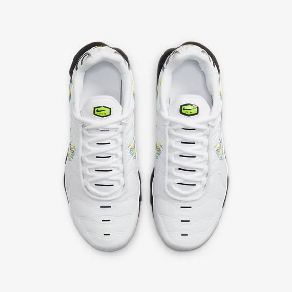 Nike Air Max Plus Older Lasten Tennarit Valkoinen Harmaat Sininen | NK094XSC