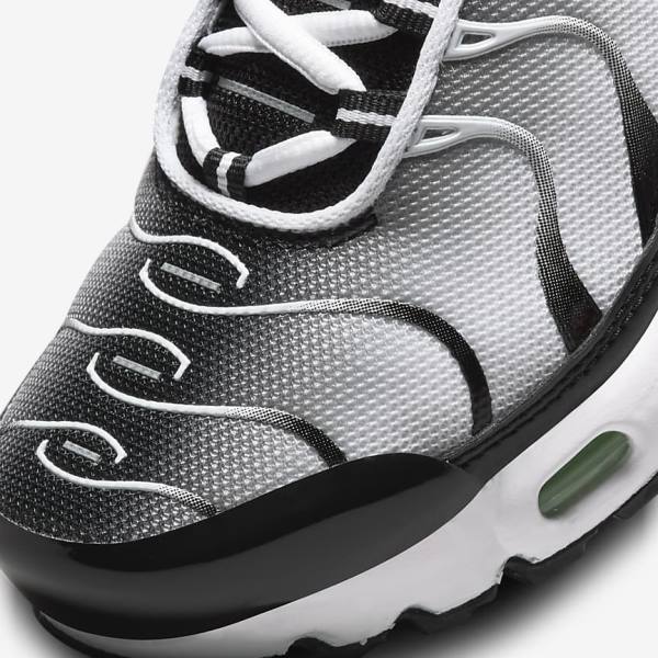 Nike Air Max Plus Older Lasten Tennarit Valkoinen Mustat Hopea Minttu | NK369OUS