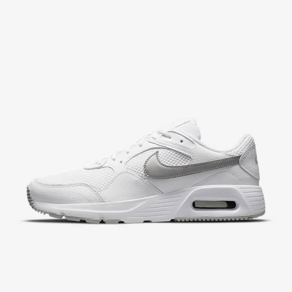 Nike Air Max SC Naisten Tennarit Valkoinen Platina Metal Platina | NK761UEW