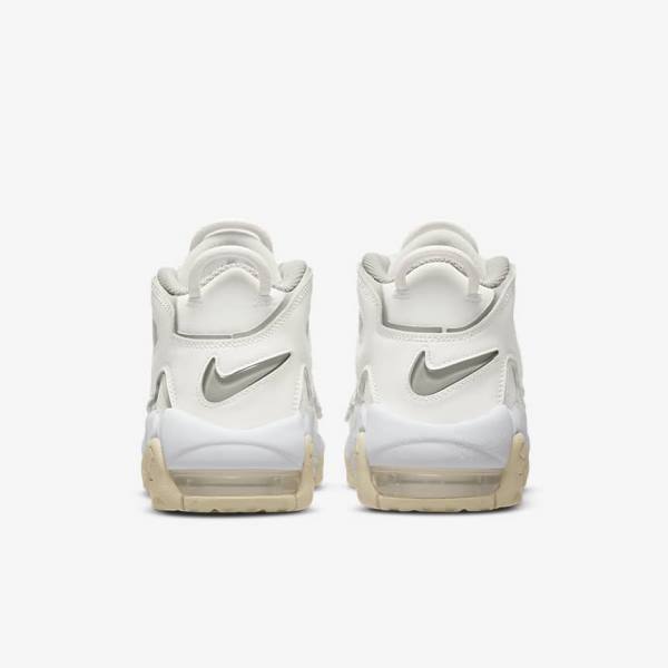 Nike Air More Uptempo Older Lasten Koripallokengät Valkoinen Ruskea Vaalean | NK958KZF