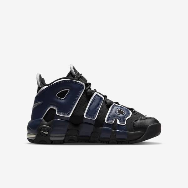 Nike Air More Uptempo Older Lasten Tennarit Mustat Laivastonsininen Valkoinen Punainen | NK061OLP