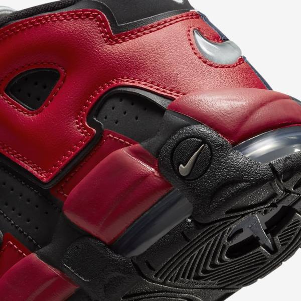 Nike Air More Uptempo Older Lasten Tennarit Mustat Laivastonsininen Valkoinen Punainen | NK061OLP