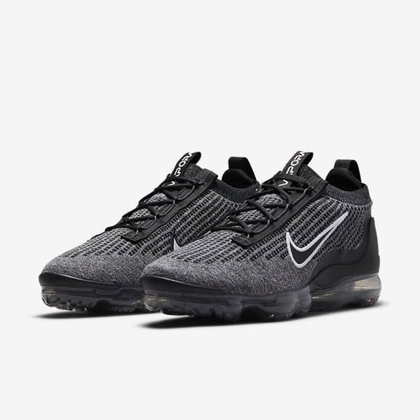 Nike Air VaporMax 2021 FK Miesten Tennarit Mustat Valkoinen Tummanharmaat Mustat | NK538BZT