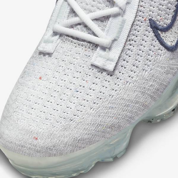 Nike Air VaporMax 2021 Flyknit Naisten Tennarit Laivastonsininen Valkoinen | NK964KLF