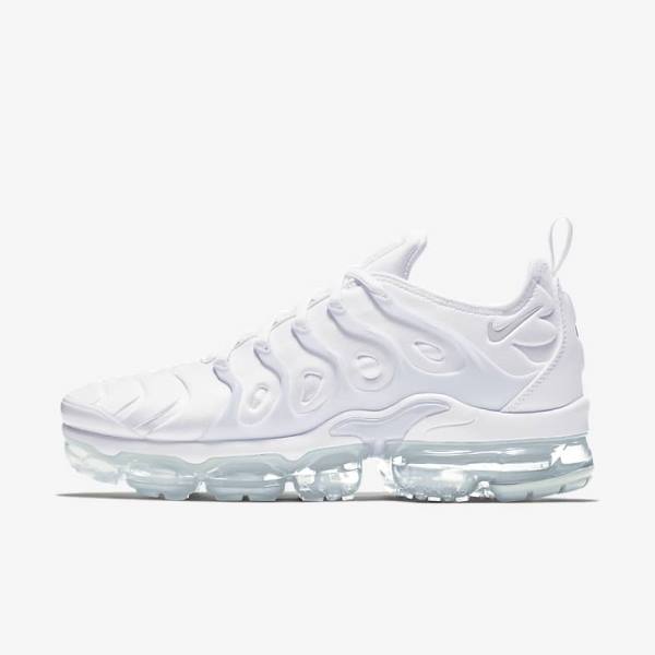 Nike Air VaporMax Plus Miesten Tennarit Valkoinen Platina Valkoinen | NK159ZAD