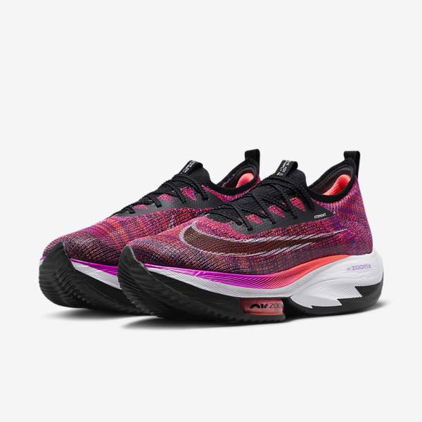 Nike Air Zoom Alphafly NEXT% Flyknit Maantie Racing Miesten Juoksukengät Oranssi Turkoosi Mustat | NK043JPL