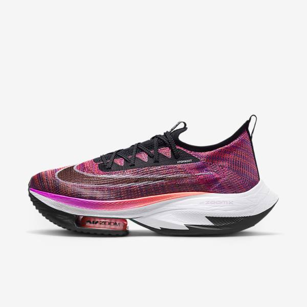 Nike Air Zoom Alphafly NEXT% Flyknit Maantie Racing Miesten Juoksukengät Oranssi Turkoosi Mustat | NK043JPL