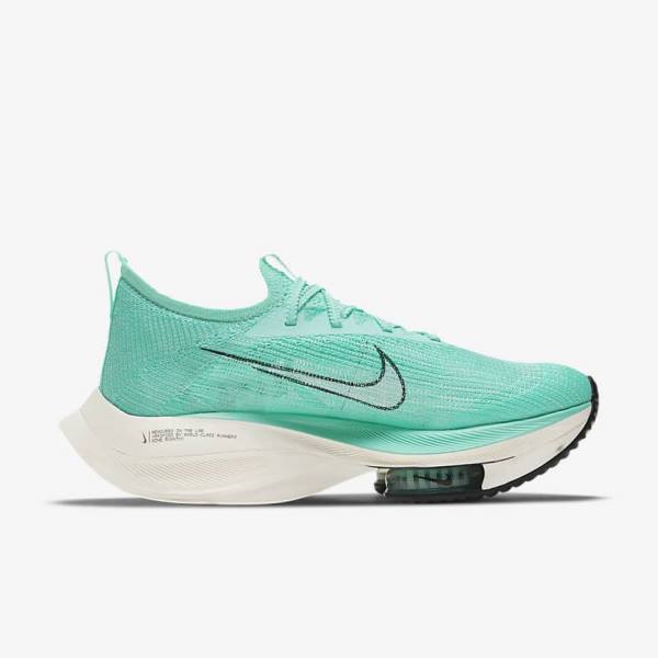 Nike Air Zoom Alphafly NEXT% Flyknit Maantie Racing Miesten Juoksukengät Oranssi Mustat | NK467JRP