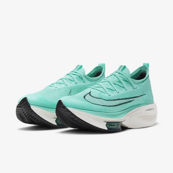 Nike Air Zoom Alphafly NEXT% Flyknit Maantie Racing Miesten Juoksukengät Oranssi Mustat | NK467JRP