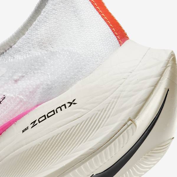 Nike Air Zoom Alphafly NEXT% Flyknit Maantie Racing Naisten Juoksukengät Valkoinen Mustat Mustat | NK987TGR