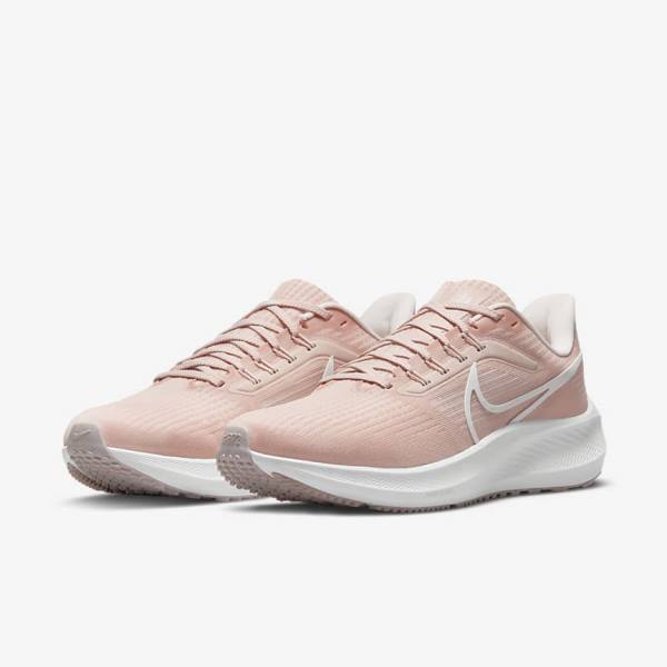 Nike Air Zoom Pegasus 39 Maantie Naisten Juoksukengät Pinkki Vaaleanpinkki Valkoinen | NK708QXG