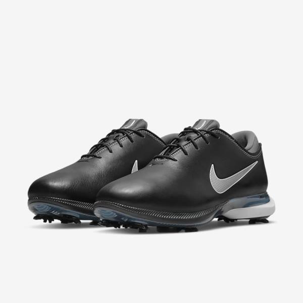 Nike Air Zoom Victory Tour 2 Miesten Golfkengät Mustat Metal Sininen Harmaat Valkoinen | NK928KFB