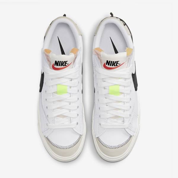 Nike Blazer Low 77 Jumbo Miesten Tennarit Valkoinen Mustat | NK493MAI