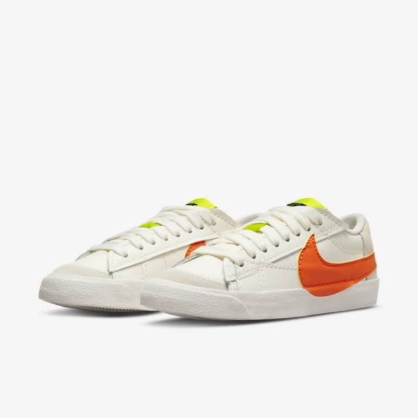 Nike Blazer Low 77 Jumbo Naisten Tennarit Vihreä Oranssi | NK436GSQ