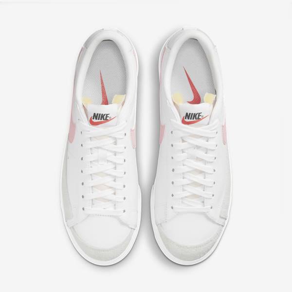 Nike Blazer Low Platform Naisten Tennarit Valkoinen Mustat Pinkki | NK106VPJ