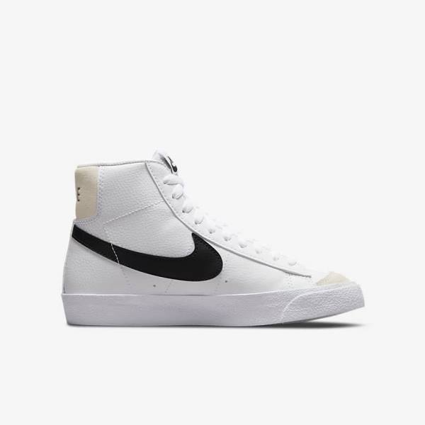 Nike Blazer Older Lasten Tennarit Valkoinen Mustat | NK857OAZ