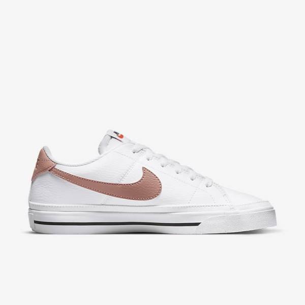 Nike Court Legacy Next Nature Naisten Tennarit Valkoinen Oranssi Mustat Pinkki | NK641HDM