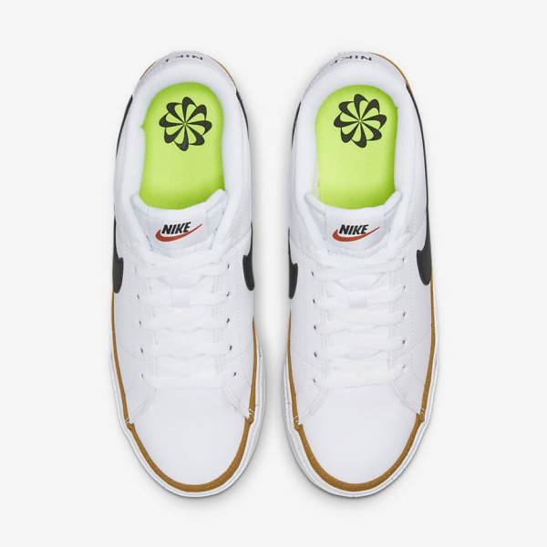 Nike Court Legacy Next Nature Naisten Tennarit Valkoinen Oranssi Mustat | NK851FRE