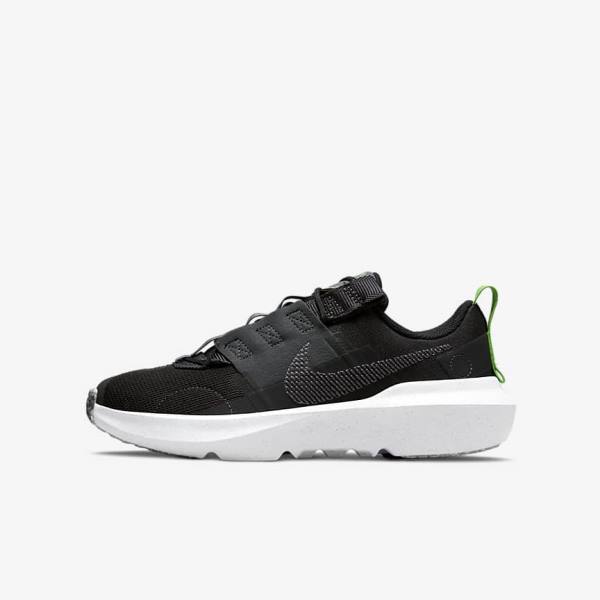 Nike Crater Impact Older Lasten Tennarit Mustat | NK137BML