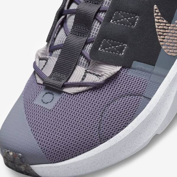 Nike Crater Impact Older Lasten Tennarit Violetit Harmaat Metal Punainen Ruskea | NK183UOH