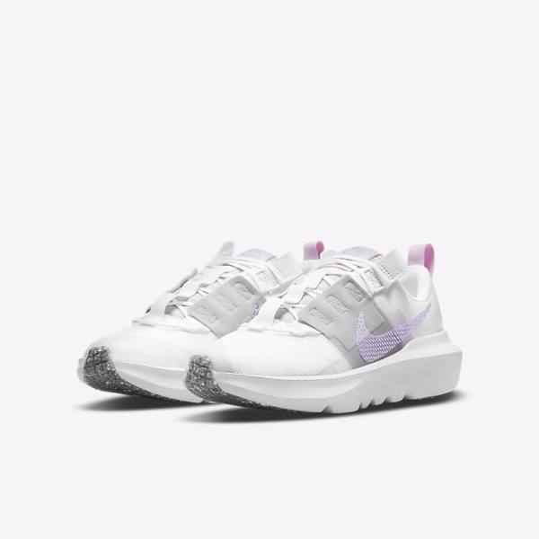 Nike Crater Impact Older Lasten Tennarit Valkoinen Harmaat Pinkki Violetit | NK934YHN