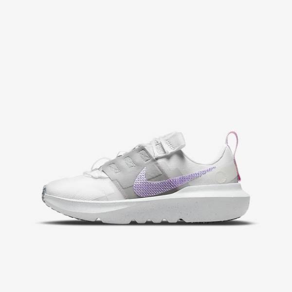 Nike Crater Impact Older Lasten Tennarit Valkoinen Harmaat Pinkki Violetit | NK934YHN