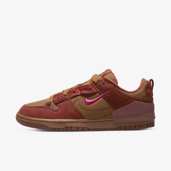 Nike Dunk Low Disrupt 2 Naisten Tennarit Ruskea Oranssi Punainen Pinkki | NK480IQO