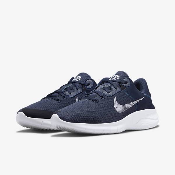 Nike Flex Experience Run 11 Next Nature Maantie Miesten Juoksukengät Laivastonsininen Tummanobsidian Valkoinen | NK903KSH