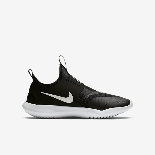 Nike Flex Runner Older Lasten Juoksukengät Mustat Valkoinen | NK861VGN