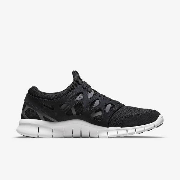 Nike Free Run 2 Miesten Tennarit Mustat Tummanharmaat Valkoinen | NK154EDU